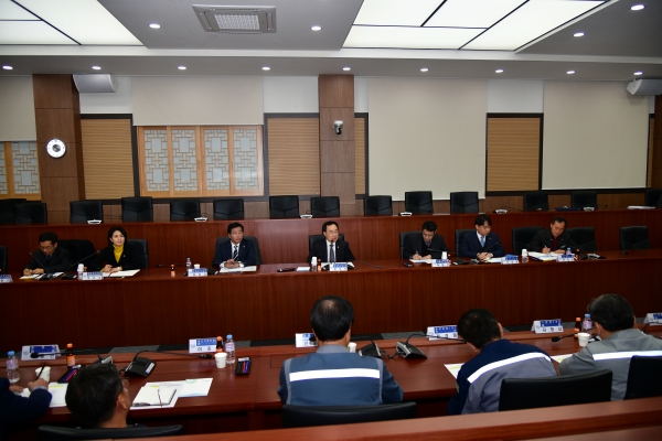 거제 대우조선해양 협력업체 간담회ⓒ 양산타임스