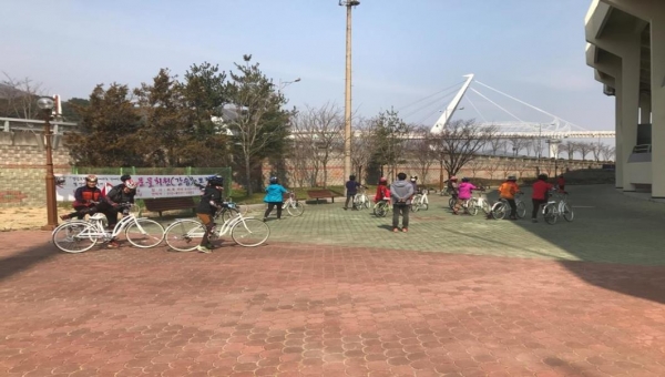 양산시민 무료 자전거 교실 ⓒ양산타임스