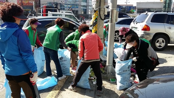 서창동 국토대청소 ⓒ양산타임스