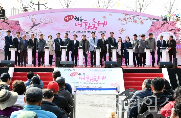 2019년 원동매화축제 ⓒ양산타임스