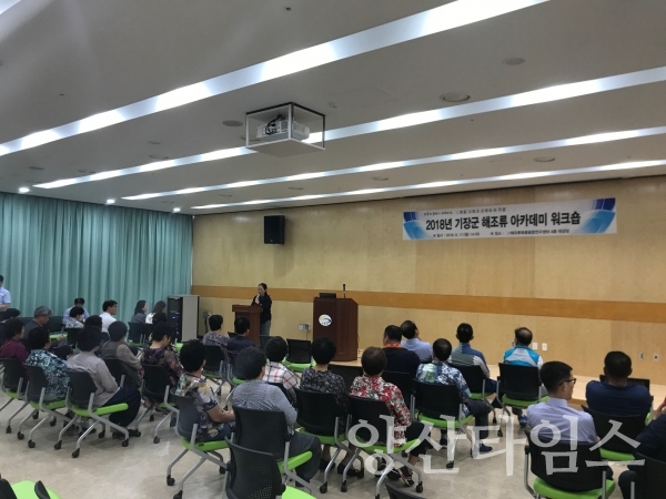 2018 해조류 아카데미 워크숍 ⓒ양산타임스