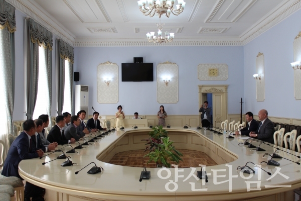 키르기스스탄 부총리와의 면담 ⓒ양산타임스