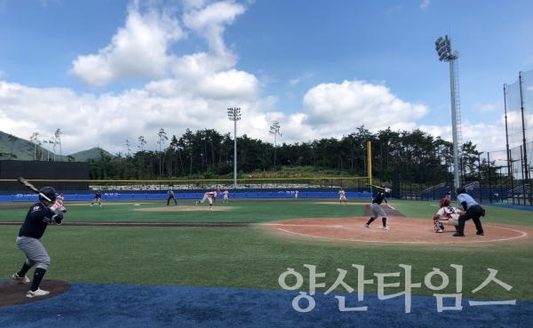 7월 31일에 열린 리틀부 결승전(소학대리그) ⓒ양산타임스