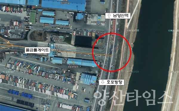 교통사고 다발지역 물금IC 삼거리 ⓒ양산타임스
