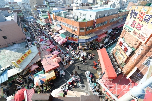 기장시장 모습 ⓒ양산타임스