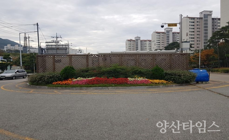 지하차도 시설물 ⓒ양산타임스