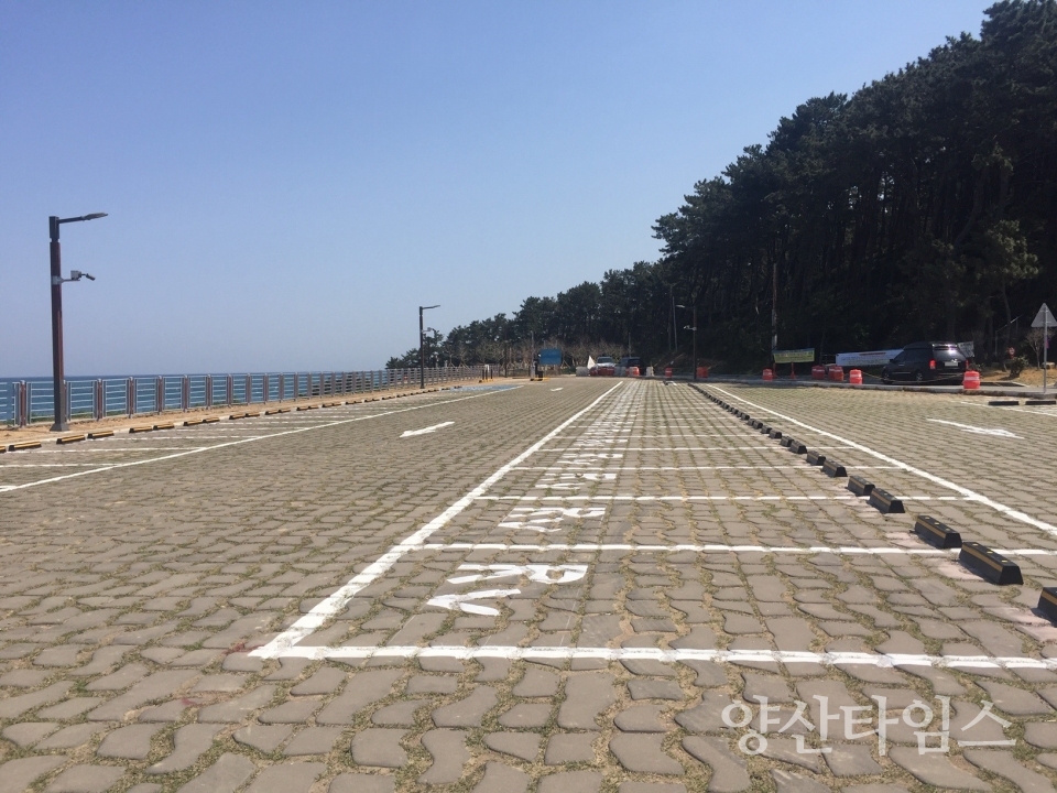 오랑대 주차장ⓒ양산타임스