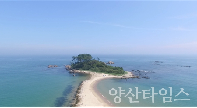 울주군 진하해수욕장 명선도 경관 ⓒ양산타임스