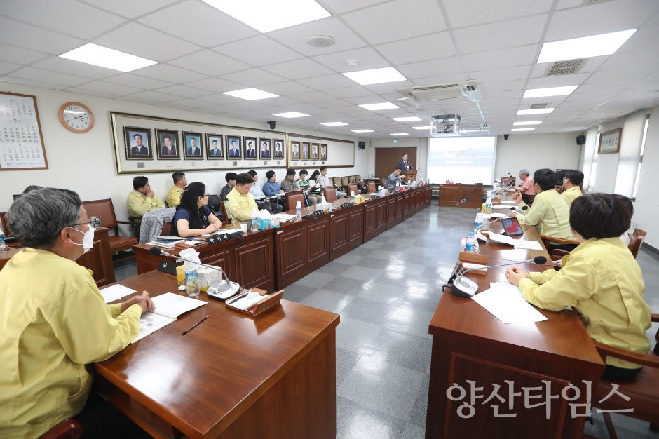강사초청 의원 교육 모습 ⓒ양산타임스