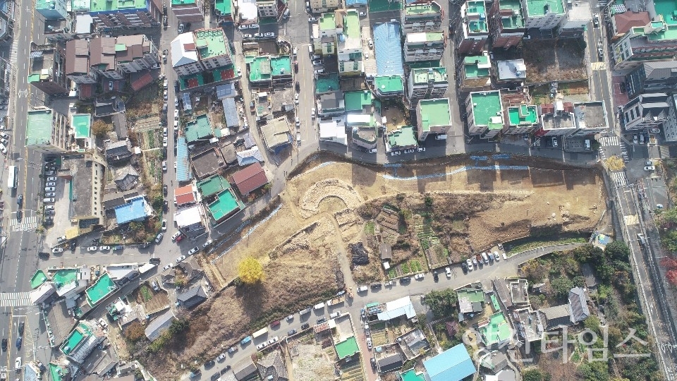 기장군 기장읍성 항공사진 ⓒ양산타임스