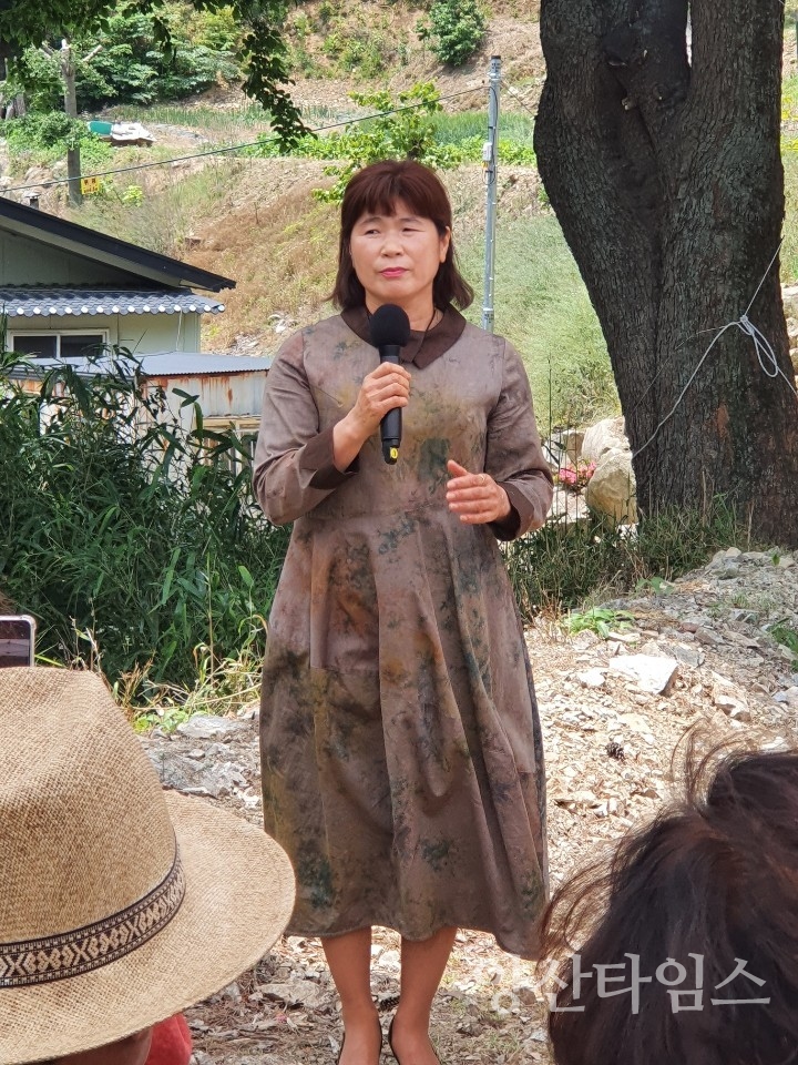 시낭송가 이숙녀님 ⓒ양산타임스