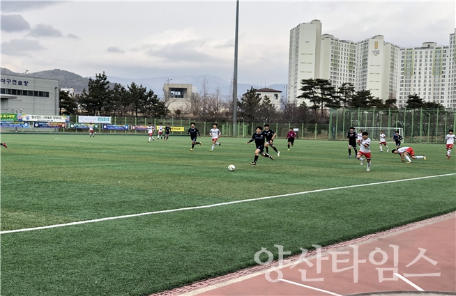 지난해 부산mbc 전국 고교 축구대회 결승전ⓒ양산타임스