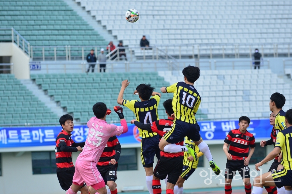 지난해 부산mbc 전국 고교 축구대회 결승전ⓒ양산타임스