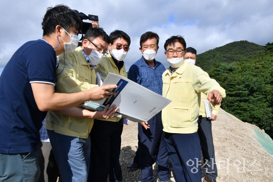 태풍대비 현장행정ⓒ양산타임스