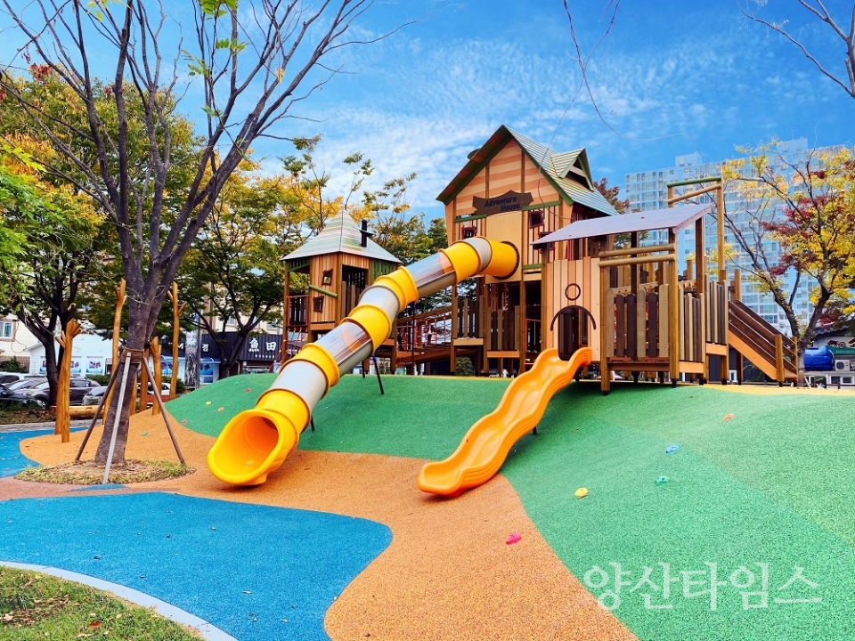 느티나무어린이공원 새단장 ⓒ양산타임스