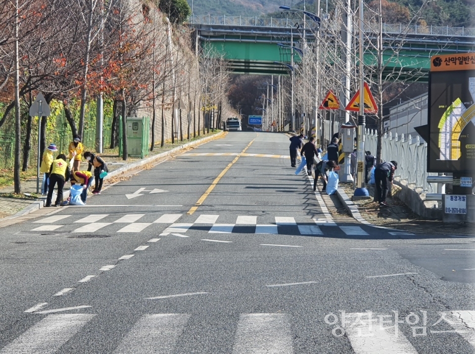 삼성동 산막일반산업단지 환경정비 ⓒ양산타임스