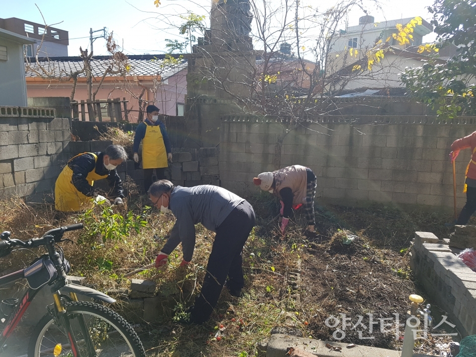 언양읍 취약계층 청소 서비스 지원 ⓒ양산타임스