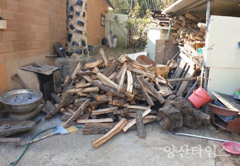 사랑의 땔감 나누기ⓒ양산타임스