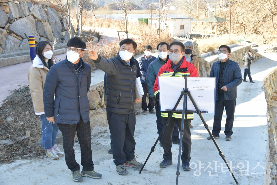 수해복구 추진상황 현장행정ⓒ양산타임스