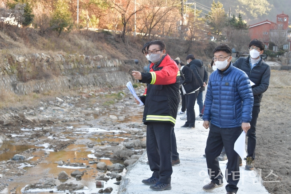 수해복구 추진상황 현장행정ⓒ양산타임스