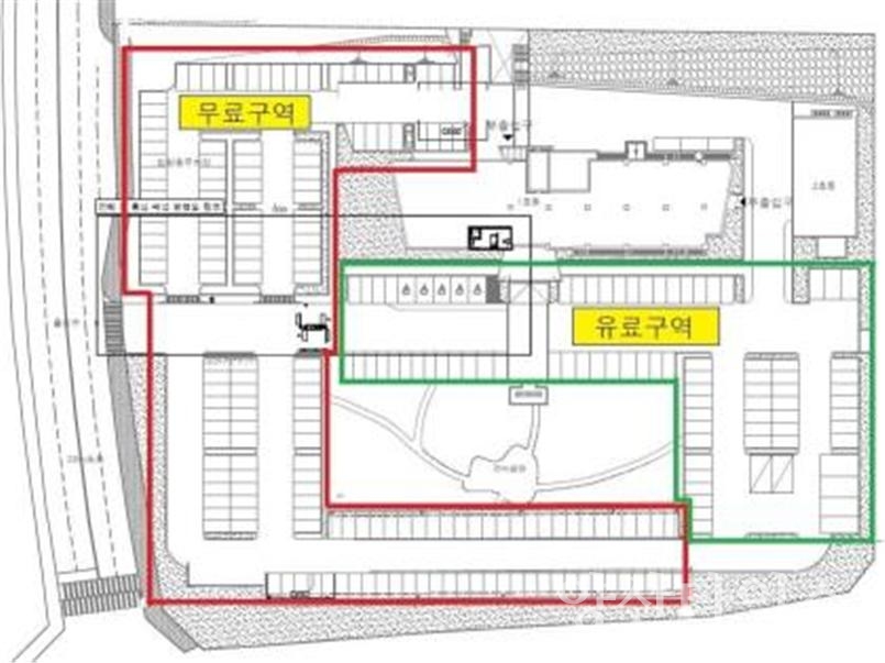 웅상출장소 민원주차장 유료화ⓒ양산타임스