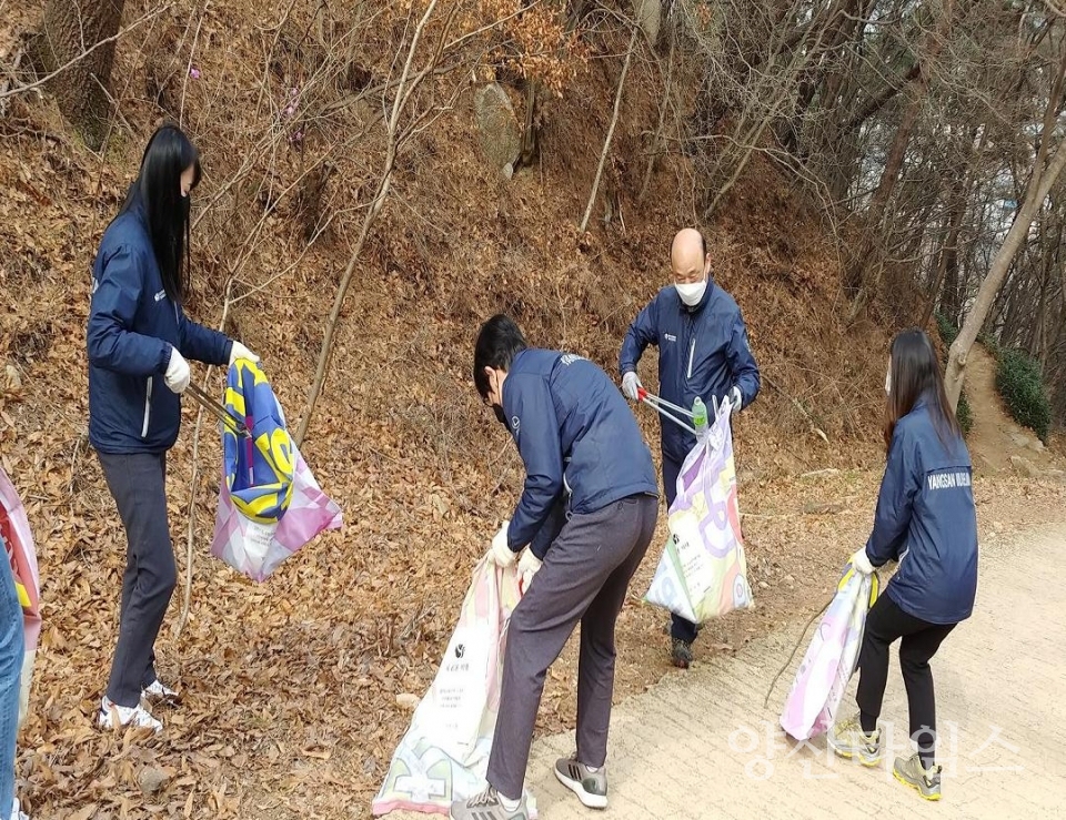 시립박물관 환경정비 ⓒ양산타임스