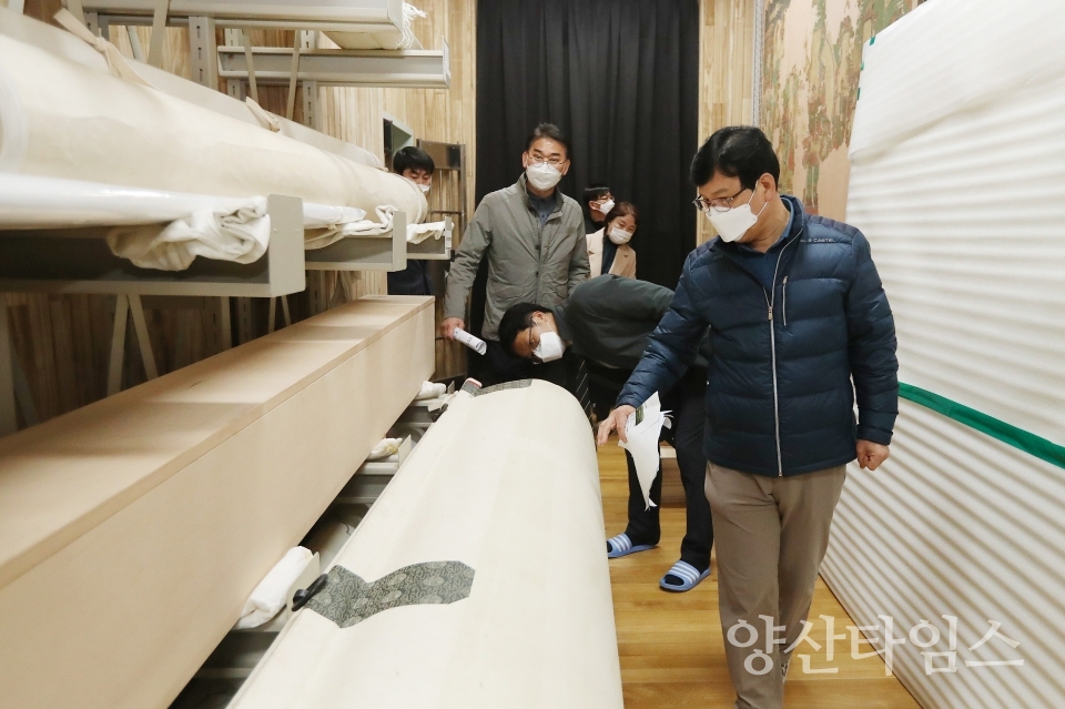 양산시의회 기획행정위원회 현장활동 ⓒ양산타임스