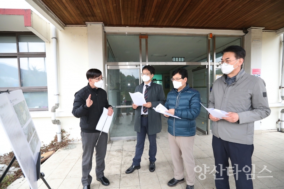양산시의회 기획행정위원회 현장활동 ⓒ양산타임스