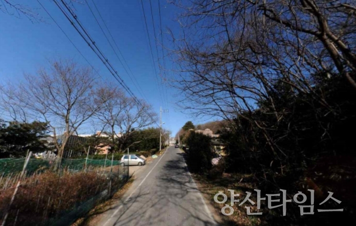 니꼬동제련 사택 인근(시점부)니꼬동제련 사택 인근(시점부)