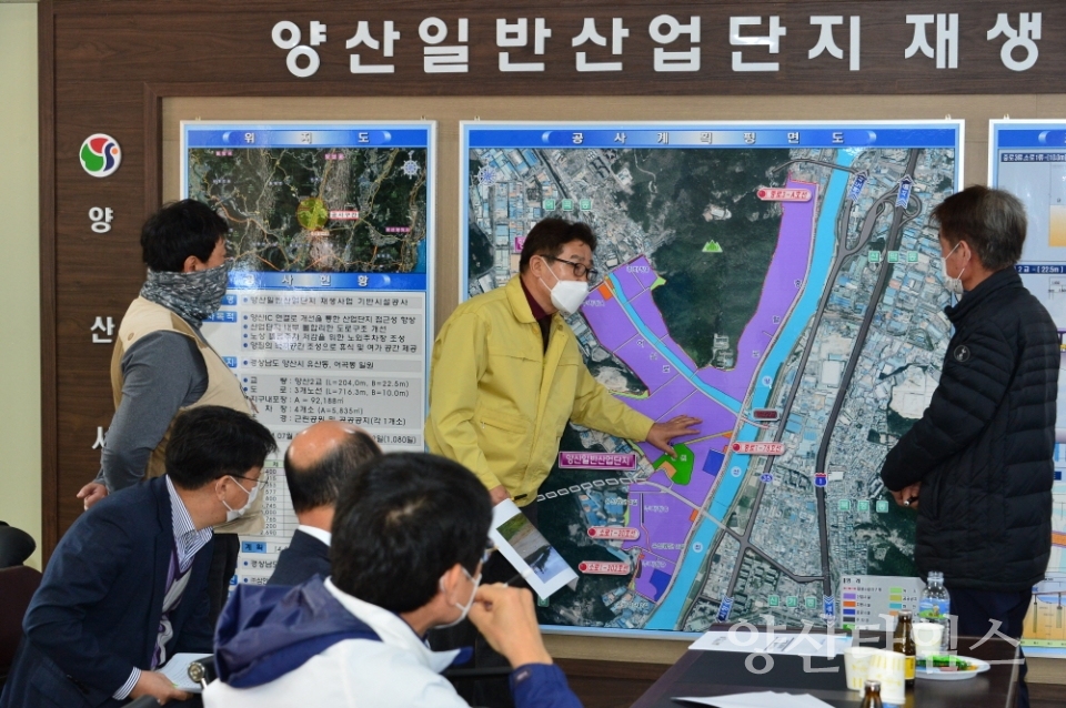 양산2교 추진현황 현장행정ⓒ양산타임스