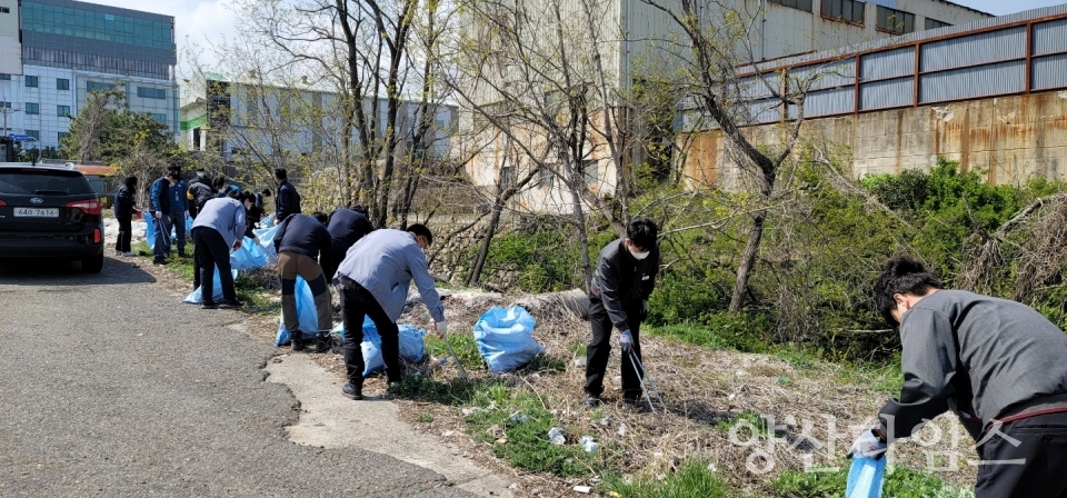온산공단청소체험의날ⓒ양산타임스