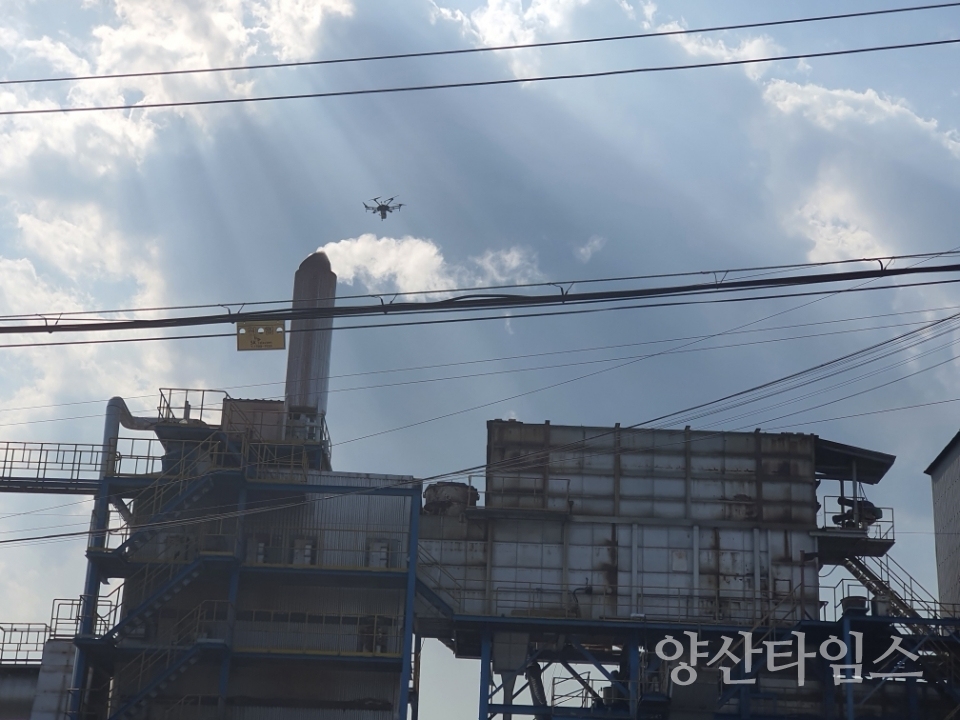 드론활용 환경감시ⓒ양산타임스