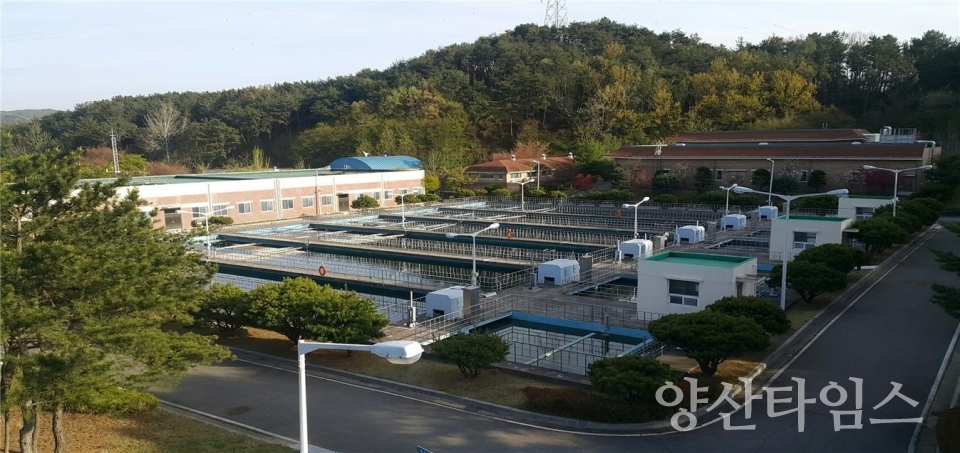 웅상정수장 전경ⓒ양산타임스