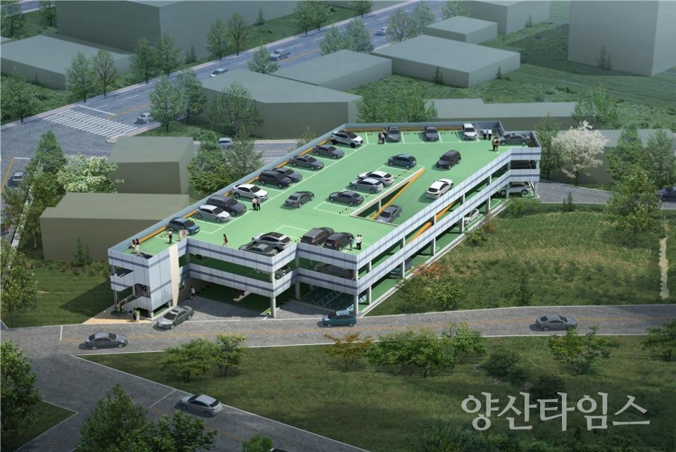 평산동 제1공영주차장 조감도ⓒ양산타임스