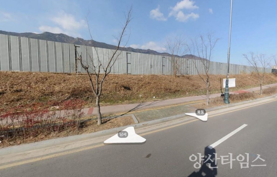 부산대 유휴부지 2021년 꽃길ⓒ양산타임스
