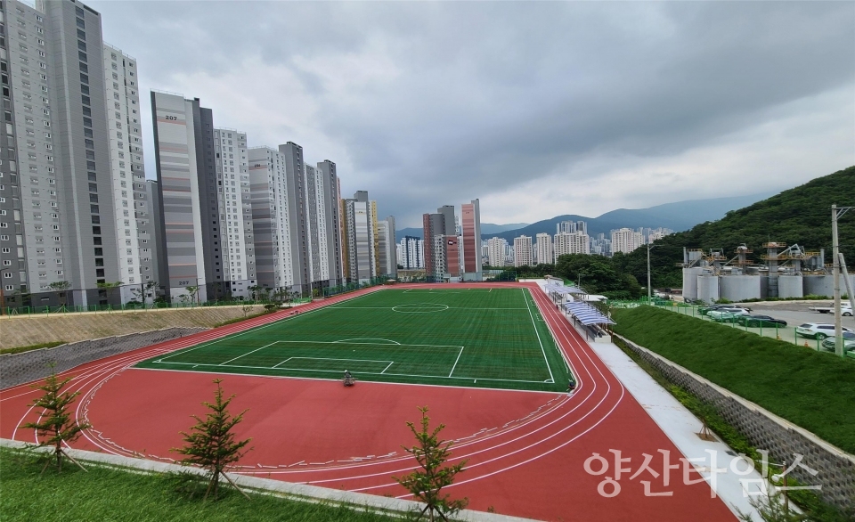 덕계체육공원 전경ⓒ양산타임스