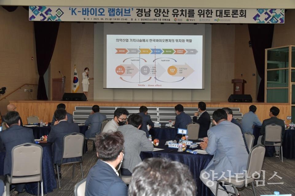 K바이오 랩허브 토론회ⓒ양산타임스