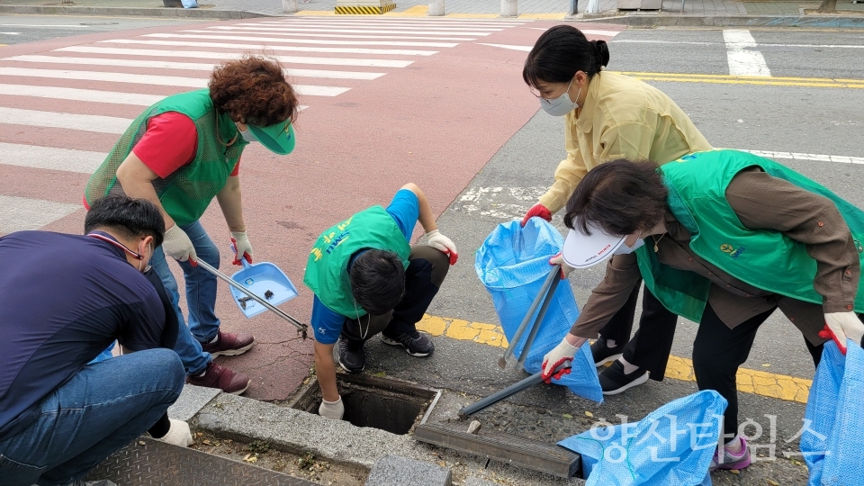 양주동 시가지 환경정비ⓒ양산타임스
