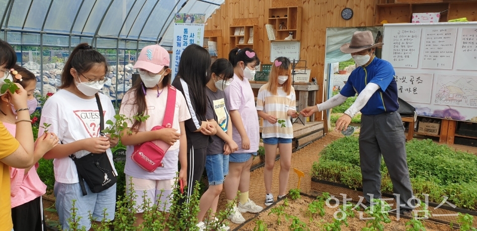 비닐하우스 체험ⓒ양산타임스