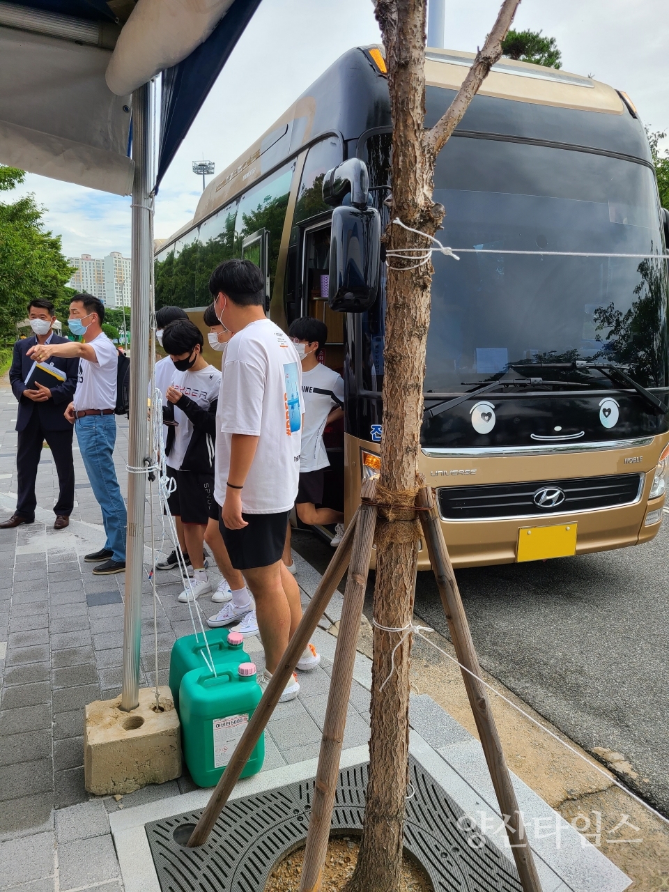 고3 예방접종 이동지원ⓒ양산타임스