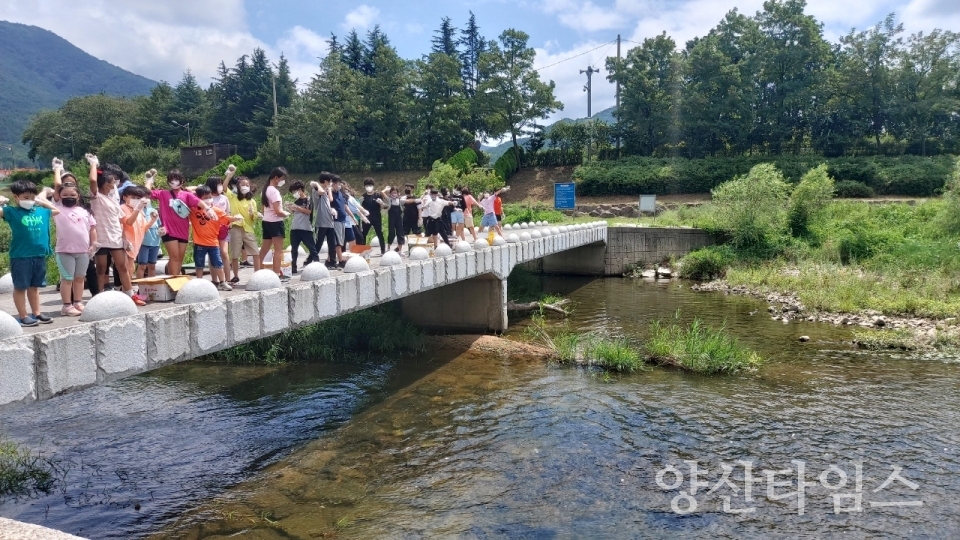 영천초 4H회 EM흙공 던지기ⓒ양산타임스