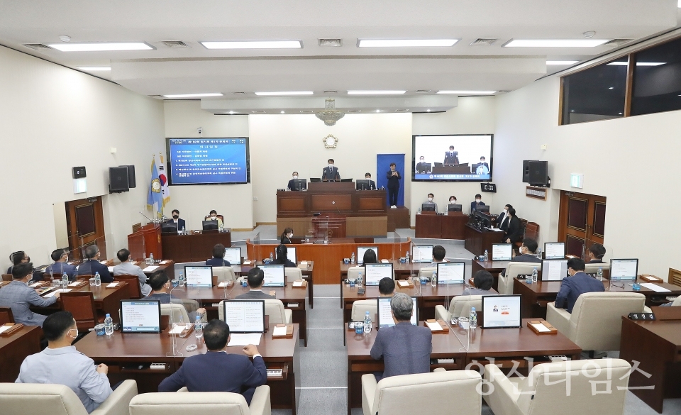 제182회 임시회 제1차 본회의ⓒ양산타임스