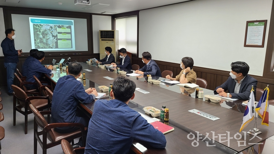 KCC일반산업단지 폐기물 매립시설 사업 관련 기업체 방문ⓒ양산타임스