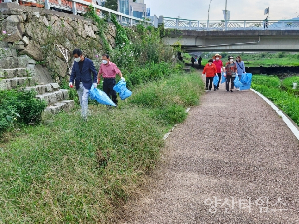 덕계동 추석맞이 환경정비ⓒ양산타임스