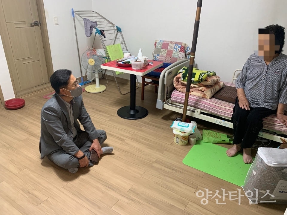 하북면 추석맞이 후원물품 전달ⓒ양산타임스