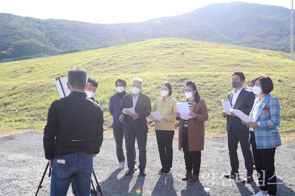 토정일반산업단지 현장 점검ⓒ양산타임스