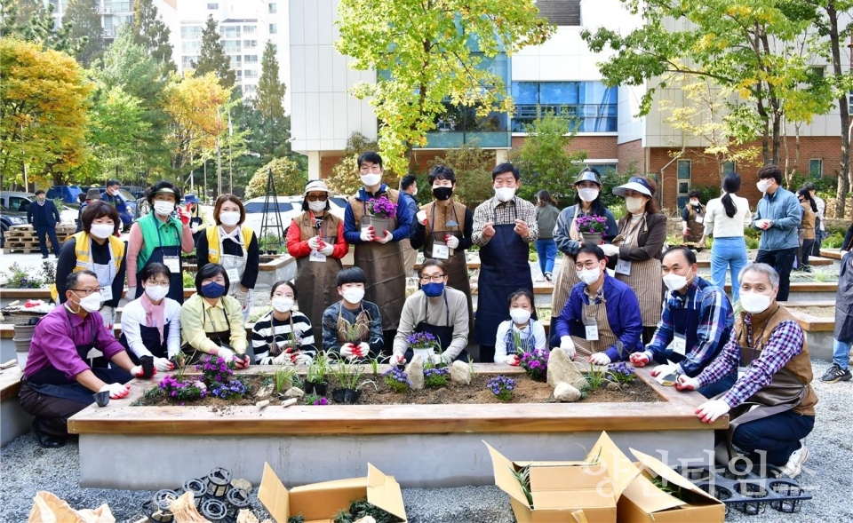 황산어린이공원 정원 조성ⓒ양산타임스