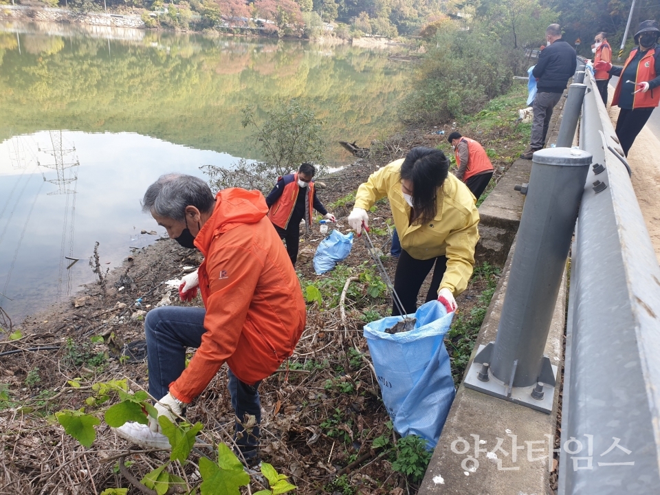 서창동 국토대청소ⓒ양산타임스