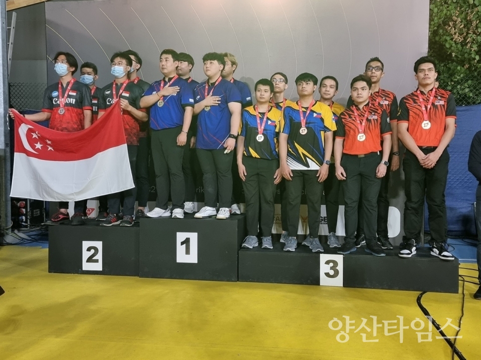 볼링 단체전 우승ⓒ양산타임스