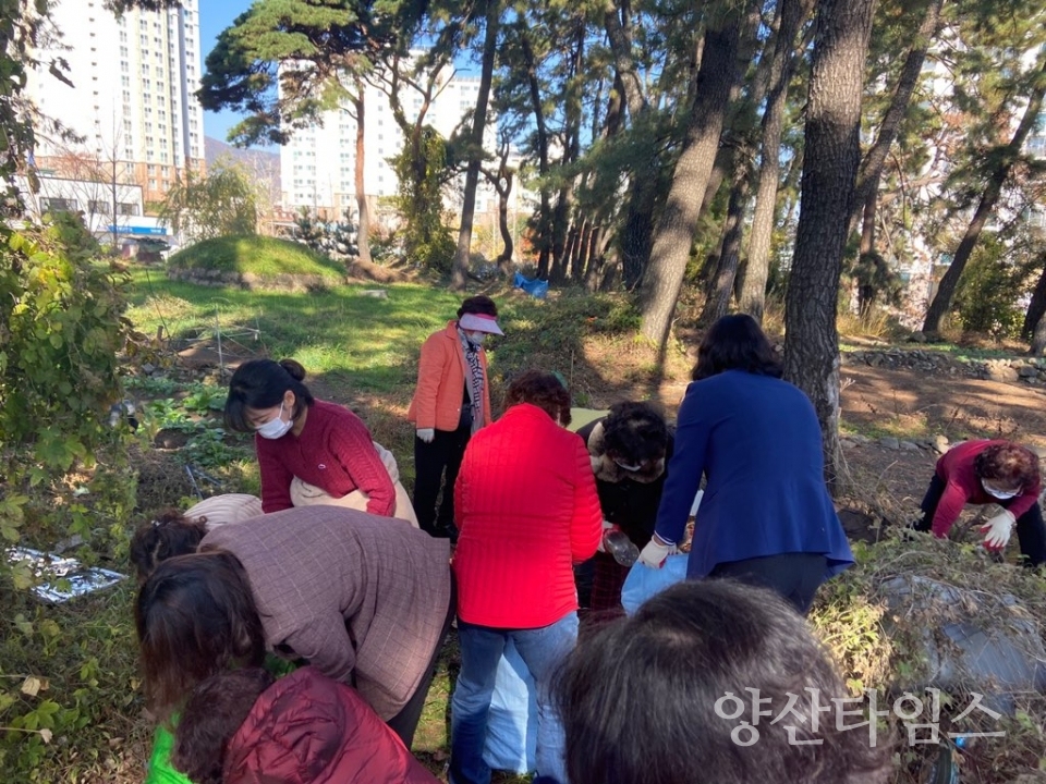 소주동 현장통장회의 및 국토대청소ⓒ양산타임스